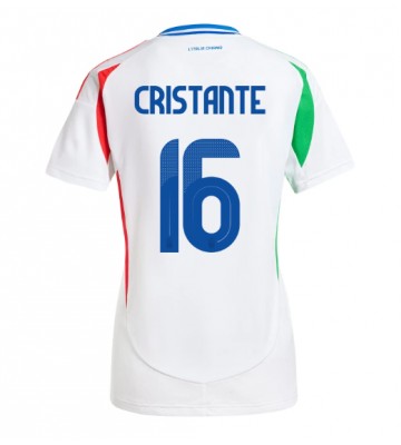 Italien Bryan Cristante #16 Udebanetrøje Dame EM 2024 Kort ærmer